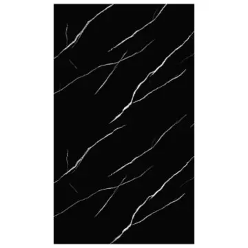 Panel Pvc Black Marmol Brillo 1.22x2.44m (2.97m2) Pvc001