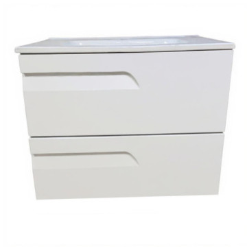 Tocador Esbaño Vitale 80 con Lavabo 90109 Blanco Brillo