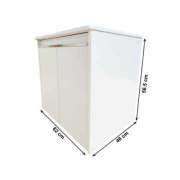 Tocador Esbaño Style 60 Con Lavabo 90347 Blanco Brillo