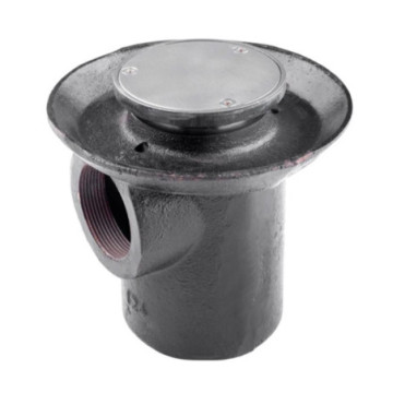 Coladera Urrea Para Piso 1 Boca Tapa Ciega Redonda 124tc