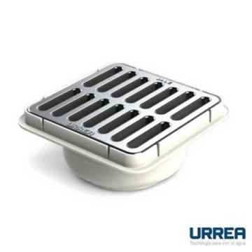 Coladera Cuadrada Urrea Salida Universal Con Rejilla 184