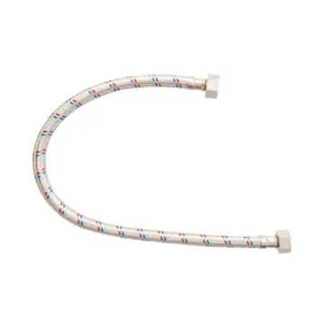 Alimentador de Aluminio Dica Para Lavabo 1/2x1/2x40 cm 4140tac