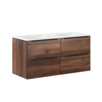 Tocador Con Lavabo Moen Van1450 120x50cm Nogal