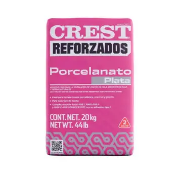 Crest Piso Porcelanato Plata 20 Kg