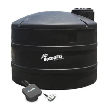Tanque Vertical Rotoplas de 5000 Litros estándar Negro con Sistema Smart 590658
