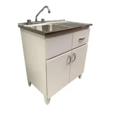 Base para Fregadero con Tarja Acero Inoxidable FP100 Escurridero Derecho