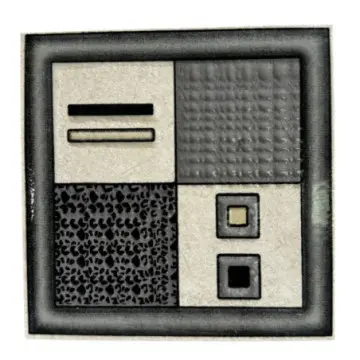 Tozzeto Niza 12.8x12.8 Gris