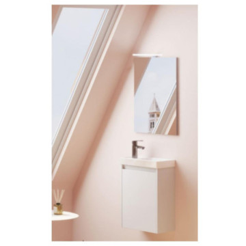 Tocador Esbaño Spot de 40cm Con Lavabo Small 90445 Blanco Brillo