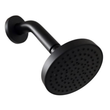 Regadera Duravit Redonda Brazo Y Chapetón 1 Función 55100-11 Negro