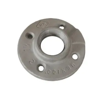 Flange de Piso Negra 25mm