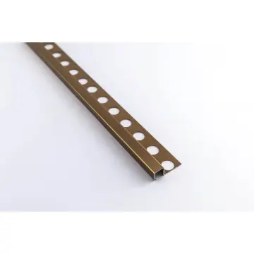 Listelo Aluminio Provecasa 2cm X 2.44m 653 Bronce Brilloso