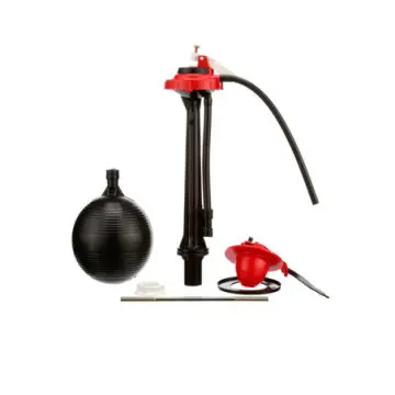 Valvula Para Tanque de WC Con Varilla, Flotador Y Pera Fluidmaster 101am133 Negro