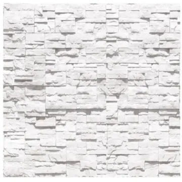 Piedra Perdura Stone Risco 2m2 Blanco