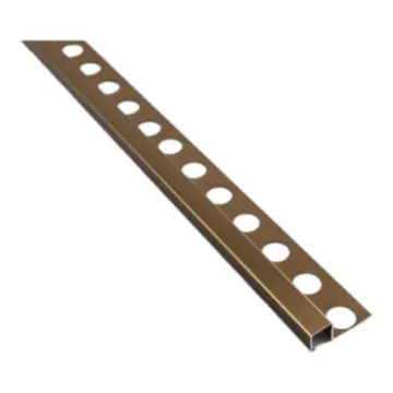 Listelo Aluminio Provecasa 2cm X 2.44m 653 Bronce Brilloso