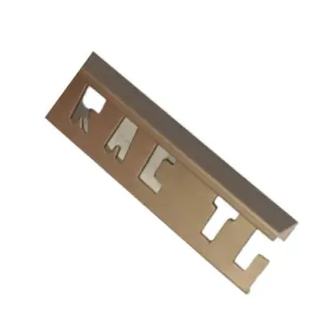 Tiraprac Creaciones Prácticas Aluminio Recto 1cmx2.44m 657 Estaño Mate