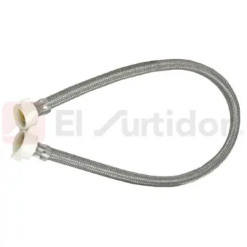 Aliementador Flexible Para Fregadero Miber Con Tuerca de Plástico Maiw-app035 Acero Inoxidable