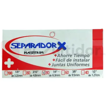 Separador de Loseta Perdura 1/4 (80 Pzs.)