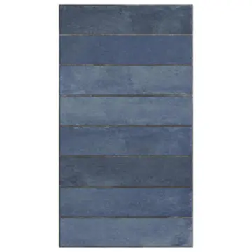 Mjuro Vitromex Mediterraneo 28x60cm 1.68m Azul Brillante