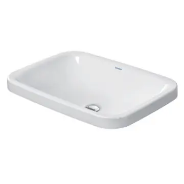Lavabo Rec Durastyle 60cm S/reb Bco 0372600000 Drvt