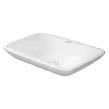 Lavabo Duravit Pura Vida 70 Centímetros Sobre Poner 0369700000 Blanco