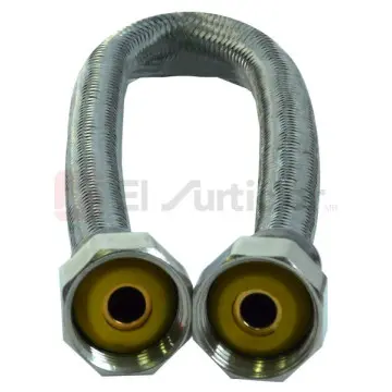 Alimentador Flexible Para Lavabo Miber Maim-amm-040 Gris