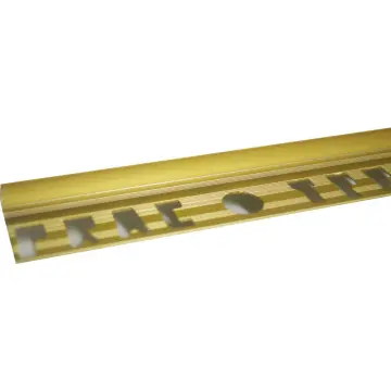 Tira Trim mx Aluminio Creaciones Practicas 3/8 601 Oro Brillante