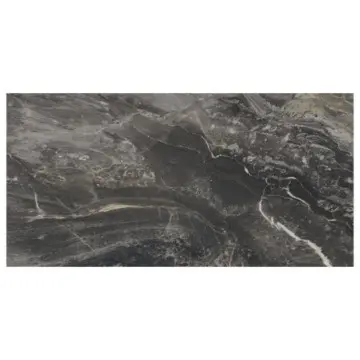 Piso Rectificado Vitromex Milano 61.2x122.6cm  1.5m Negro Mate