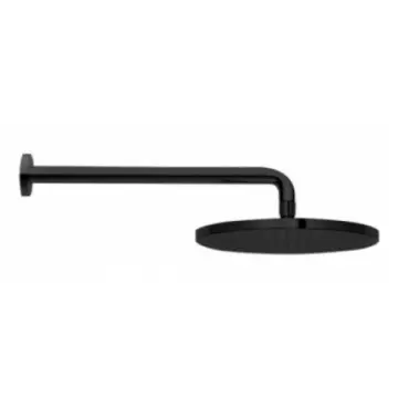 Regadera de Plato Redondo Con Brazo Y Chapetón Duravit M-code 55011-11 Negro