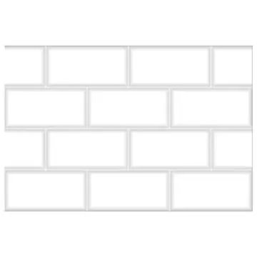 Muro Porcelanite Briko Fd 20x30cm 1.59m2 Blanco