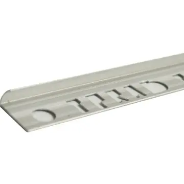 Tiraprac C de Aluminio Curvo Creaciones Practicas 1.25cm X 2.44m 669 Plata Mate