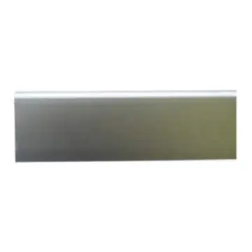Zoclo de Aluminio Creaciones Practicas 7cm X 1cm X 2.50m 674 Plata Mate
