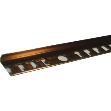 Tiraprac C de Aluminio Curvo Creaciones Practicas 1cm X 2.44m 695 Cobre Brillante