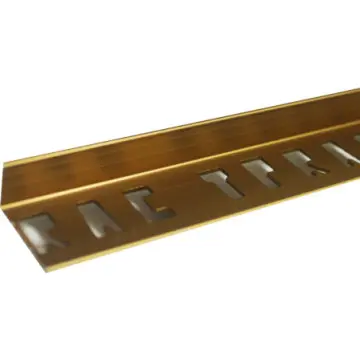 Tiraprac L de Aluminio Creaciones Practicas 1cm X 2.44m 700 Cobre Mate