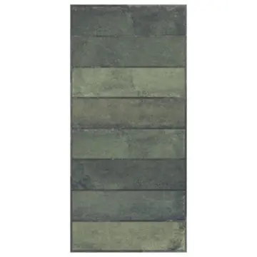 Muro Vitromex Mediterraneo 28x60cm 1.68m Verde Brillante