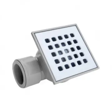 Coladera de Pvc 10cm Con Rejilla de Acero Inoxidable Coflex Pc-611