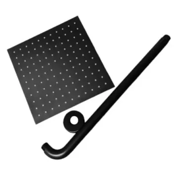 Regadera de Plato Cuadrado Duravit Con Brazo Y Chapetón M-code 55031-11 Cromo