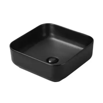 Lavabo Sobre Cubierta Tendenzza Donatella Pl018 Negro Mate
