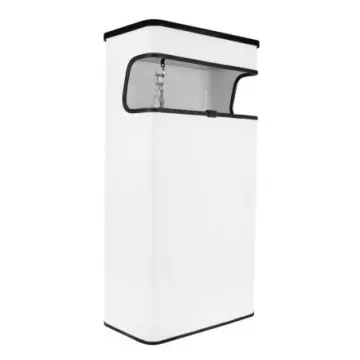 Cenicero/basurero Rectangular Jofel 65x32x19 Bi70400 Blanco