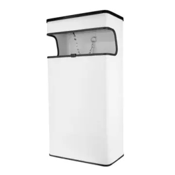 Cenicero/basurero Rectangular Jofel 65x32x19 Bi70400 Blanco