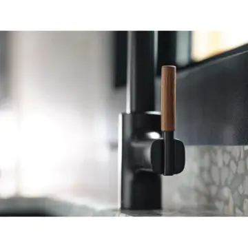 Monomando Fregadero Tenon Moen S74001bl Negro Mate