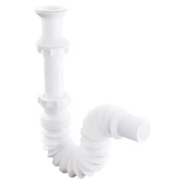Cespol Lavabo Flexible Con Contra 3702 Urrea. Blanco