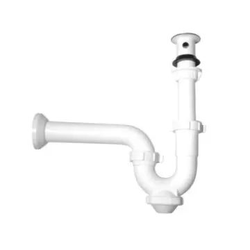 Céspol Con Rejilla Inoxidable Para Lavabo 1 1/2quot Miber De-clai Blanco