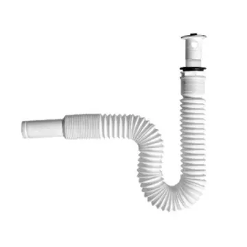 Céspol Para Lavabo Miber De-flai Con Rejilla Blanco