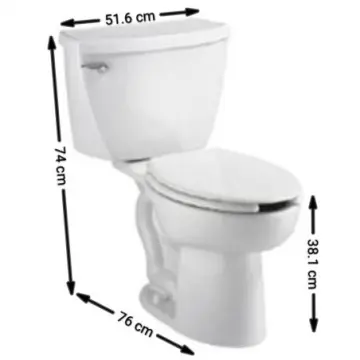 Sanitario American Standard Turbo Cadet Elongado 2462100mx.020 2 Piezas Blanco