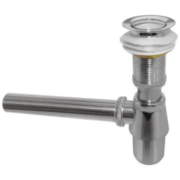 Cespol Bote Para Lavabo Miber De Push Sin Rebosadero De-cbila  Acero Inoxidable.