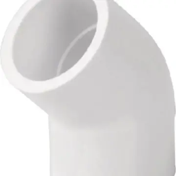 Codo Hidráulico Amanco10x45 Blanco