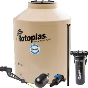Tinaco 600 L Beige Filtro Y Accesorios 500025 Rtpl
