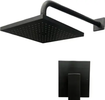 Set de Monomando Con Regadera Moen Medora 2863bl Negro Mate