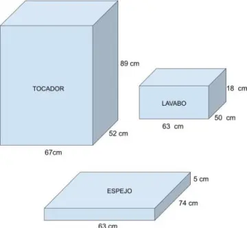 Tocador Esbaño Nova 60 Con Lavabo Orbis Y Espejo Roble Dakar 91324