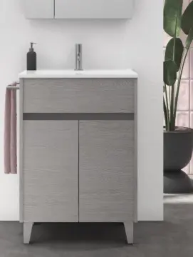 Tocador Band 60 Con Lavabo Orbis  Sin Espejo Nuuk 90405 Esbaño